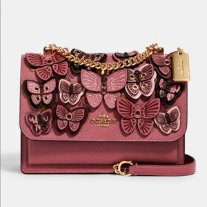 KLARE CROSSBODY WITH BUTTERFLY APPLIQUE